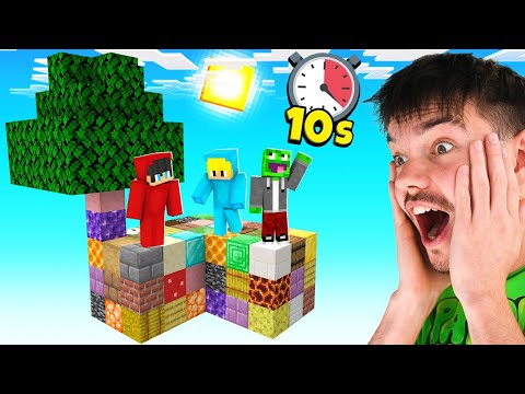 MINECRAFT ale CAŁY SKYBLOCK LOSUJE SIĘ co 10 sekund z LEONEM i OLKIEM!