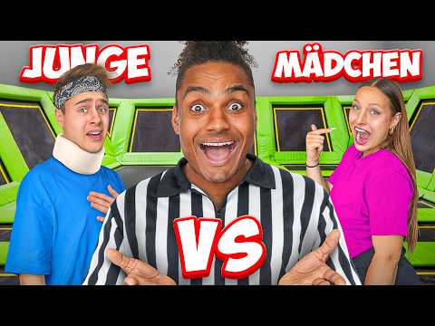 Backflip lernen in 15 min 😳 Trampolin Park Challenge eskaliert!