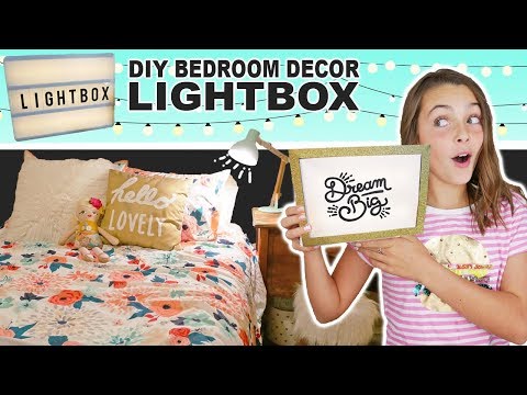 How To Make DIY Light Box | Room Decor Ideas For Teens