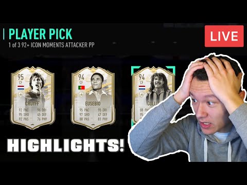 Öppnar ett SJUKT 92+ ANF ICON SPELARVAL från Icon Swaps 3 - LIVESTREAM HIGHLIGHTS