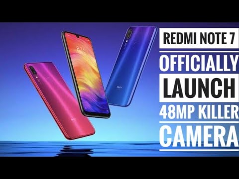 Xiaomi redmi note 7 officially launched, 48mp killer camera, specification, price review in hindi Video