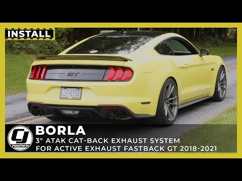 2018-2023 Mustang Install | Borla ATAK Active Cat-Back Exhaust System