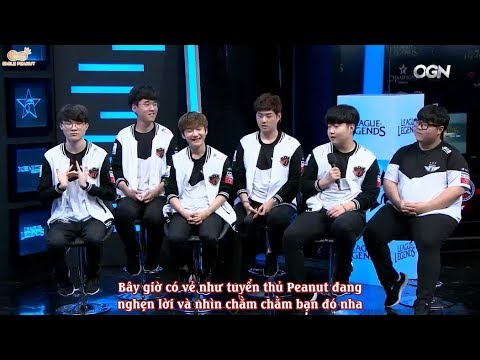 [SmilePeanut][Vietsub] SKT T1 - Phỏng vấn MVP cả team sau trận đấu vs KT [03.08.17]