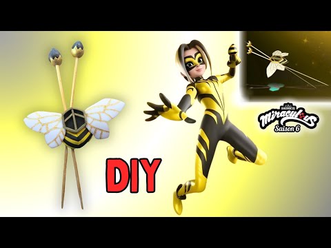 DIY Vesperia’s Bee Miraculous from NEW Season 6 Ladybug - Easy Tutorial