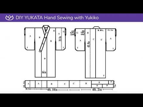 DIY Men's YUKATA (Casual Summer KIMONO) Making/Sewing...