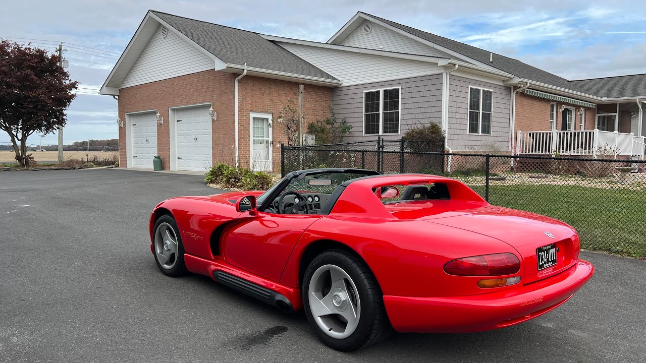 Only 3k original miles! On a 29 year old Gen 1 Dodge Viper ...