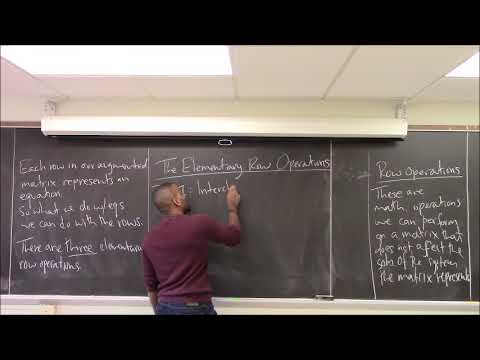 Math 1108-R17 Lecture 8 - Row Operations; Inverses; and more defns