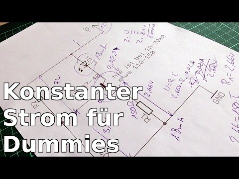 Eine Konstantstromquelle mit Zenerdiode und Merkbefreiung