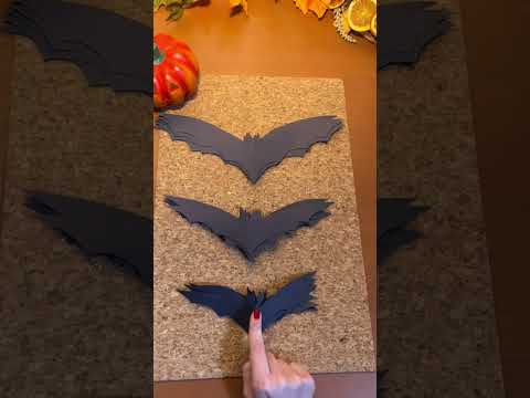 DIY Paper Bats Wall Decor: Easy Halloween Craft Tutorial