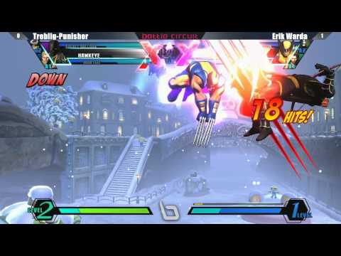UMVC3 Treblig-Punisher vs Erik Warda - Next Level Battle Circuit #2 Tournament