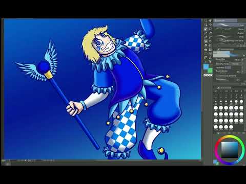 Speedpaint: Blue Jester
