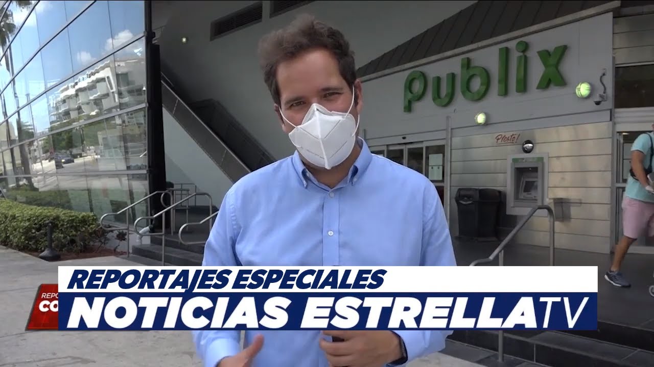 EN FLORIDA ES OBLIGATORIO EL USO DE GUANTES Y MASCARILLAS – Noticieros Estrella Tv