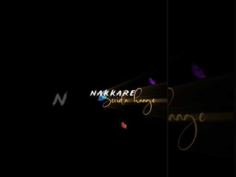 nadedaduva kamanabillu song status