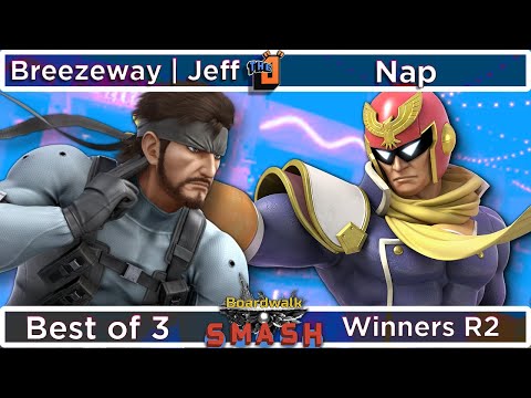 Boardwalk Smash #20 Winners R2 - Breezeway | Jeff (Snake) vs. Nap (Captain Falcon)