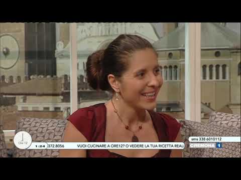 Chiara Tambani intervistata a Ore 12 - Giuseppina Strepponi a Busseto