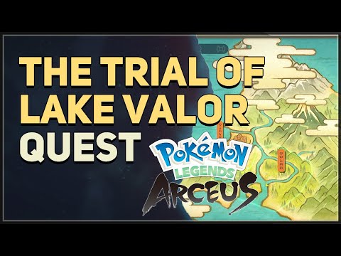 The Trial of Lake Valor Pokemon Legends Arceus