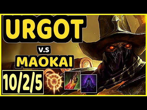 SCARFACE (URGOT) vs MAOKAI - 10/2/5 KDA TOP CHALLENGER GAMEPLAY - EUW