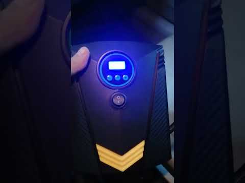 автомобильный компрессор с подсветкой и автоотключением