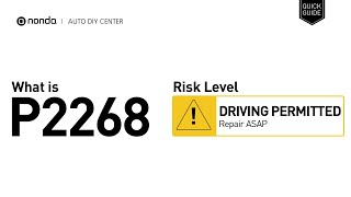 OBD Code p2268 Guide to Repair