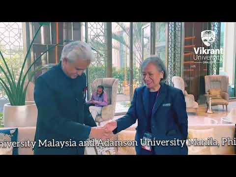 Vikrant University has signed MOUs with Reputed Foreign Universities.