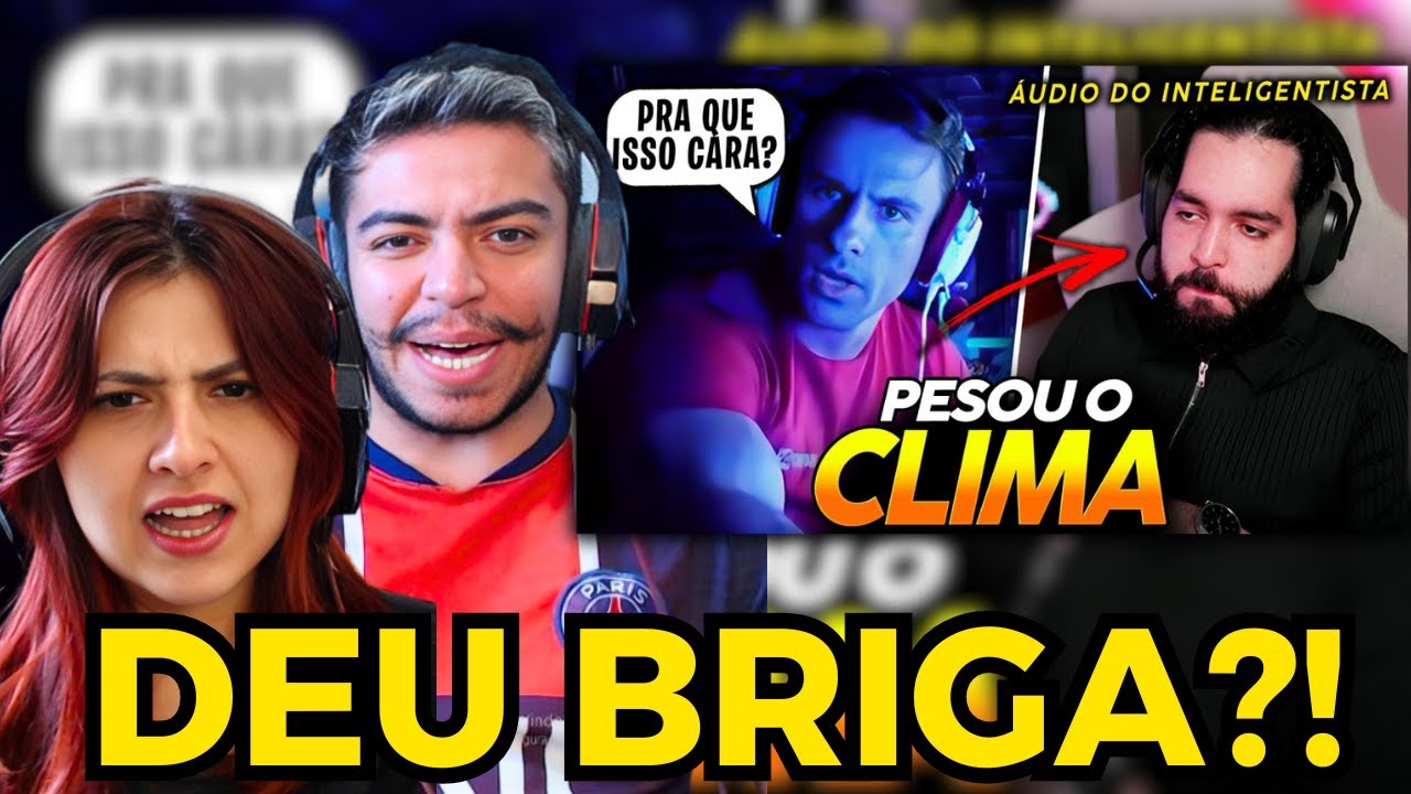 SUPER XANDÃO RESPONDE ÁUDIO DO INTELIGENTISTA e O CLIMA FICA TENSO na LIVE | REACT