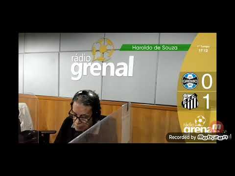 Haroldo Souza chama Lucas Braga de Crioulinho - Rádio Grenal Grêmio 3 x 3 Santos