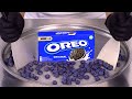 OREO Blueberry Ice Cream Rolls ASMR