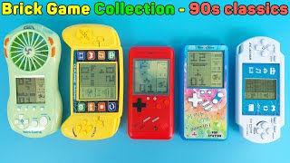 Brick Game Collection, Classic game console 1990s, Large Screen & Mini Fan Inside | Unboxing Review