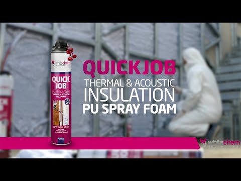 QUICKJOB PU SPRAY FOAM THERMAL & ACOUSTIC INSULATION #thermalinsulation #sprayfoaminsulation