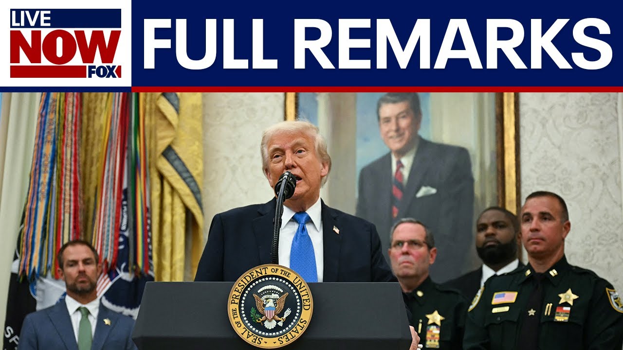 President Trump awards first Medals of Sacrifice to fallen Palm Beach County officers