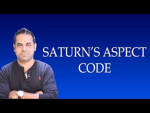 Secret Code of Saturn aspects in Vedic Astrology
