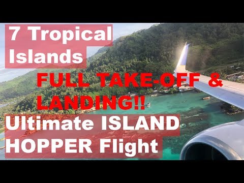 Full Take-offs and Landings from UA154 "Island Hopper"