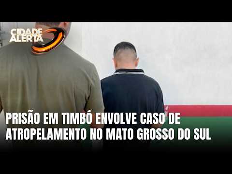 Motorista suspeito de atropelamento é preso em Timbó no Vale do Itajaí
