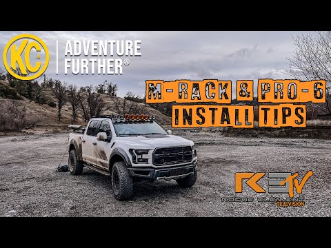 KC Hilites M-Rack actual Install with Wiring tips - Second Gen Raptor