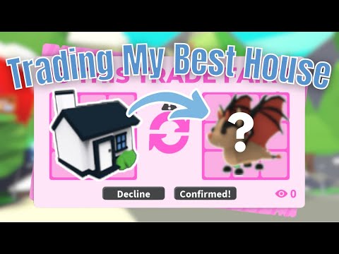 Trading My MOST INSANE Glitch Build in Adopt Me!