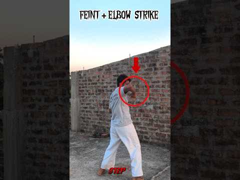 He Followed the Feint Straight Into the Elbow! 🥶🥋