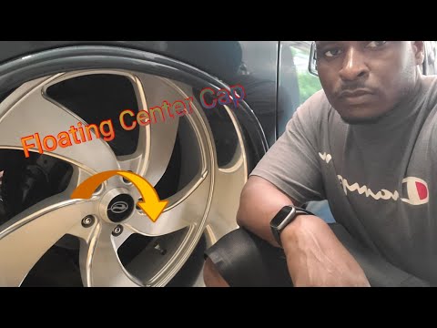 Making Floating Impala Center Caps for my 24" US Mag Wheels