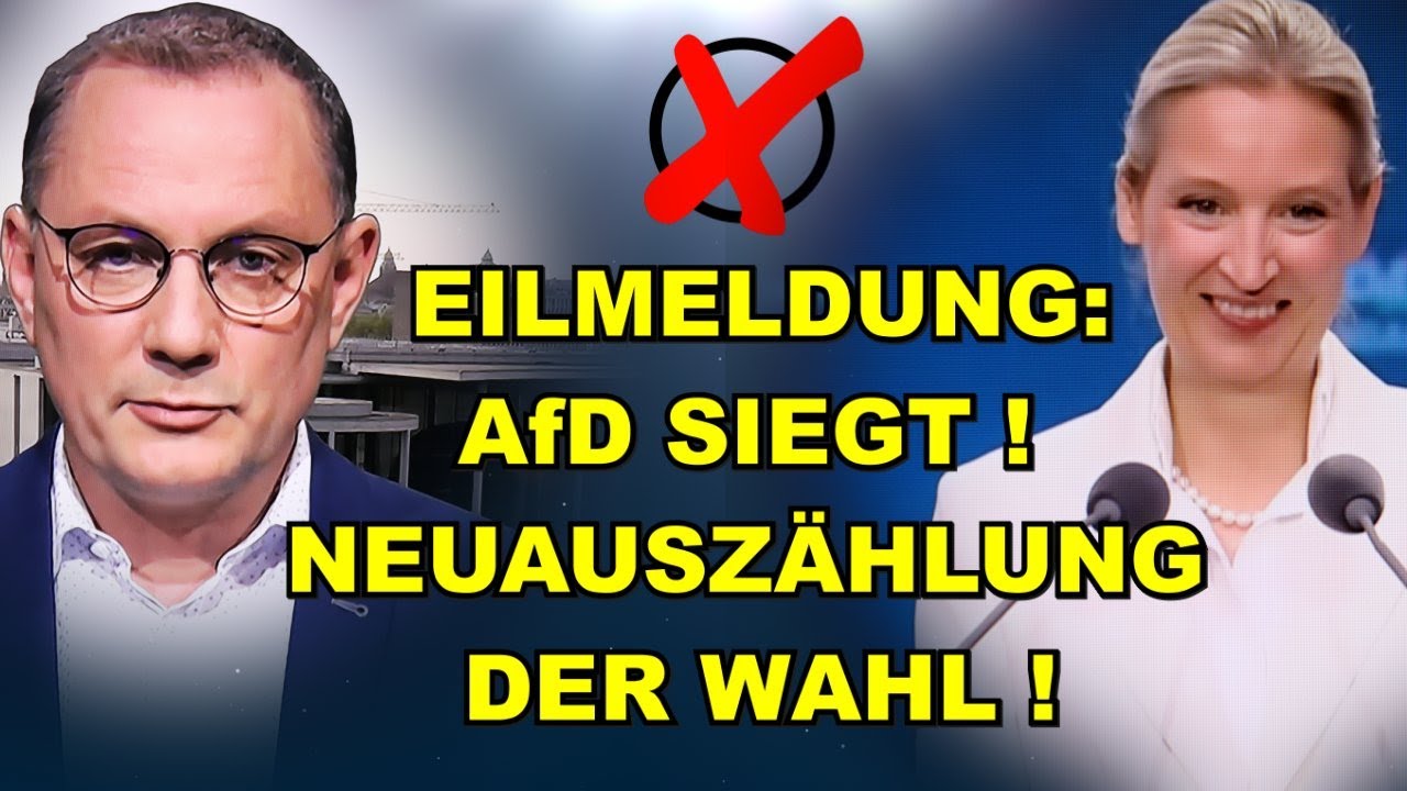 EIL: AfD SIEGT! NEUAUSZÄHLUNG der WAHL!