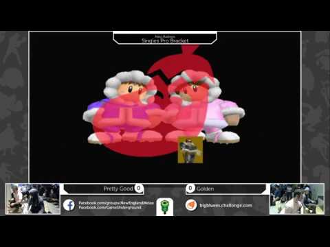 Mass Madness 17 SSBM - Pretty Good (Ice Climbers) vs. Golden (C. Falcon) - Melee WR1