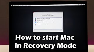 How to Start Mac in Recovery Mode