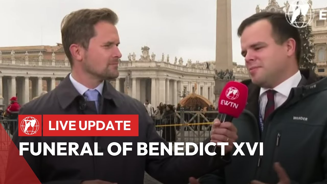 From St. Peter's Square | Pope Emeritus Benedict XVI death | EWTN Special Coverage | Jan 2