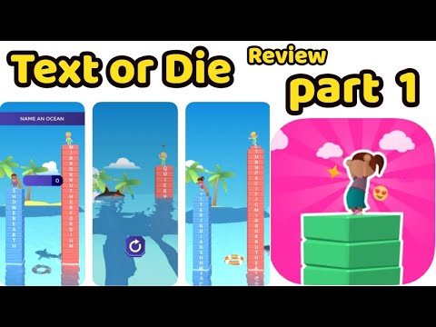 Text or Die Game All Levels part 1 Gameplay Walkthrough Game Review (iOS-Android)