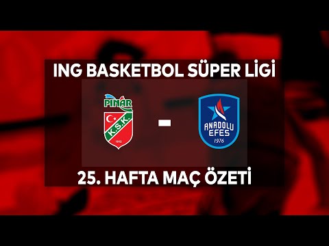 Pınar Karşıyaka-Anadolu Efes özet görüntüler