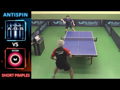 SHORT PIMPLES vs frictionless ANTISPIN ⚔ Crazy SpinReversal - Match