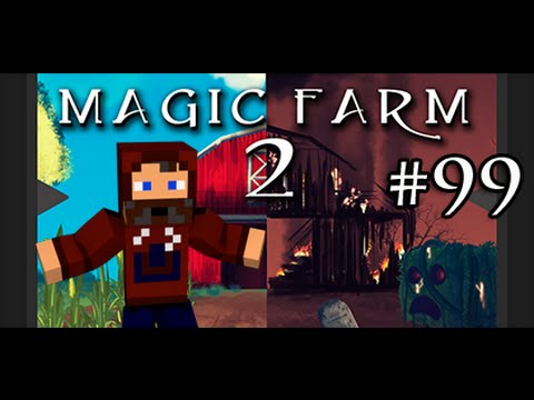 "DANGER COW!" Minecraft MAGIC FARM 2 EP-99