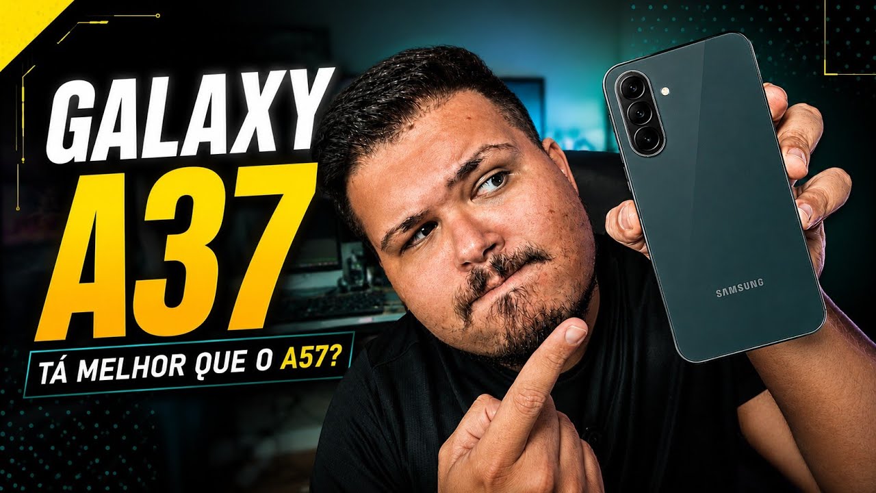 Miniatura da avaliação em vídeo de Smartphone Samsung Galaxy A37 5G 128GB 6GB RAM