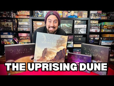 Dune Imperium Uprising Board Game Review - Unboxing - Dire Wolf Digital - YouTube