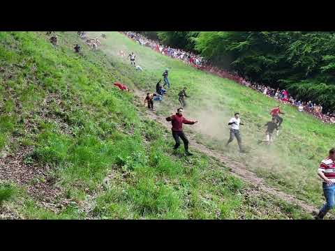 Cheese Rolling 2025, slow motion