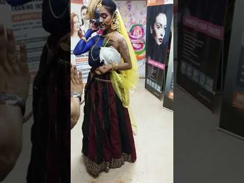holi special makeup radha and krishna look