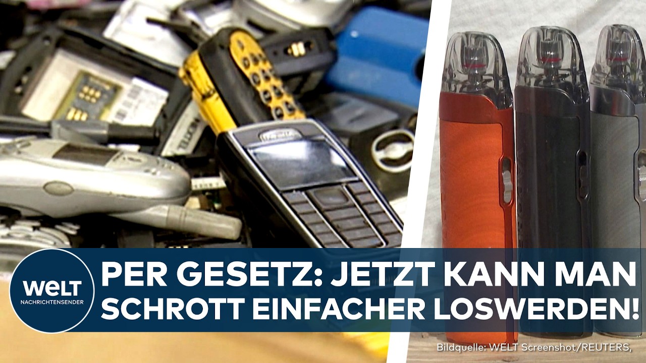 BUNDESTAG BESCHLUSS: Vereinfachte Rückgabe von Elektroschrott und E-Zigaretten!